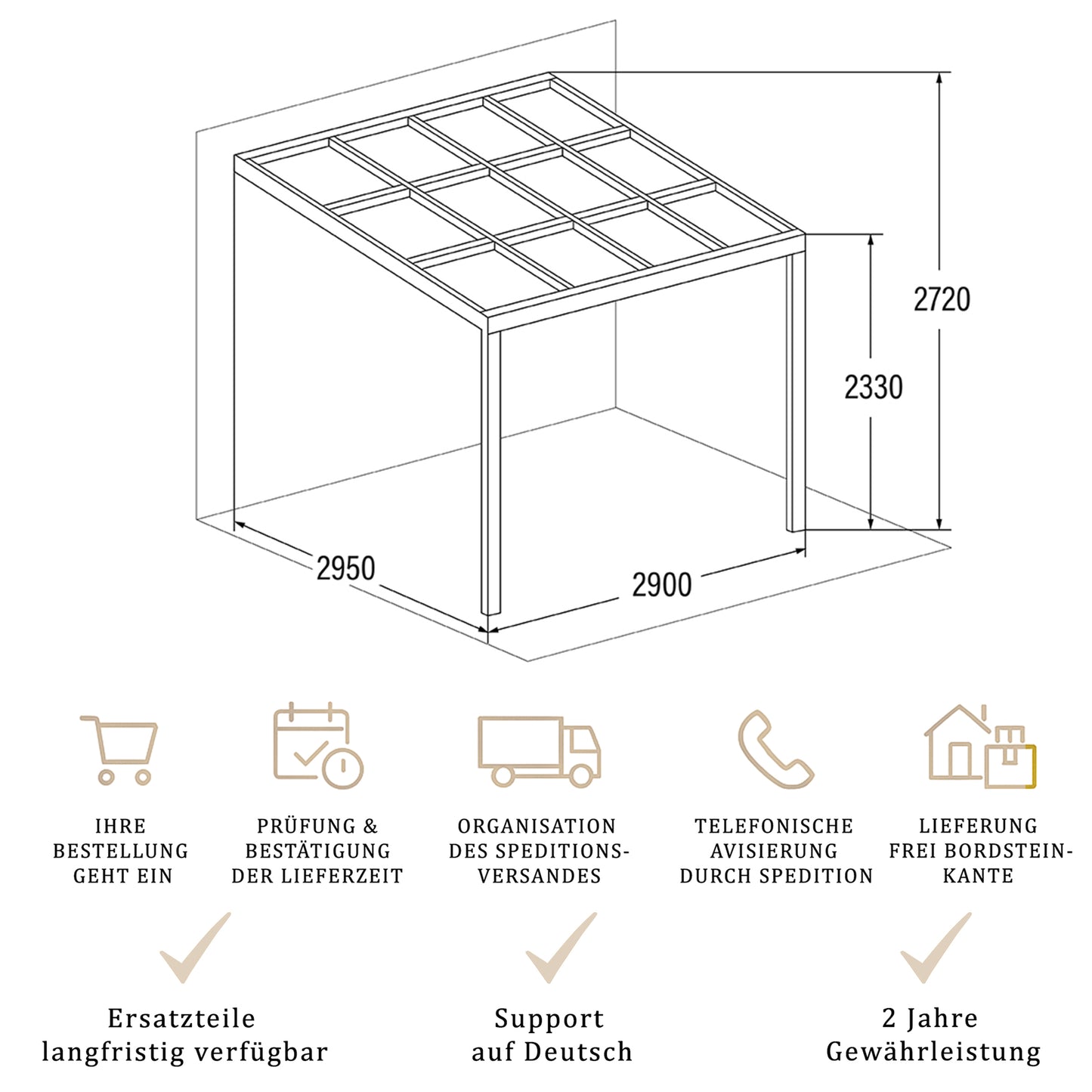 Terrassenüberdachung Deluxe