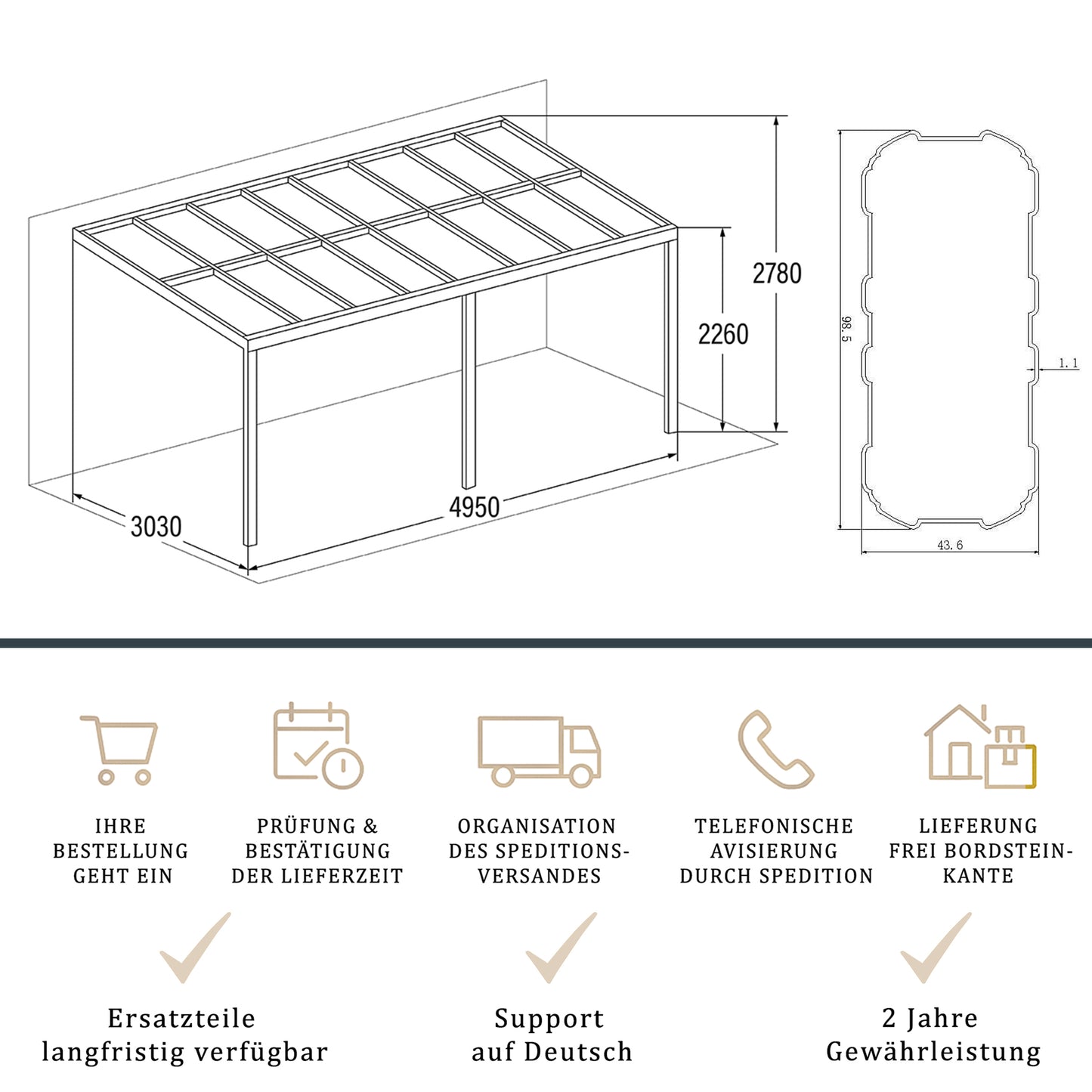 Terrassenüberdachung