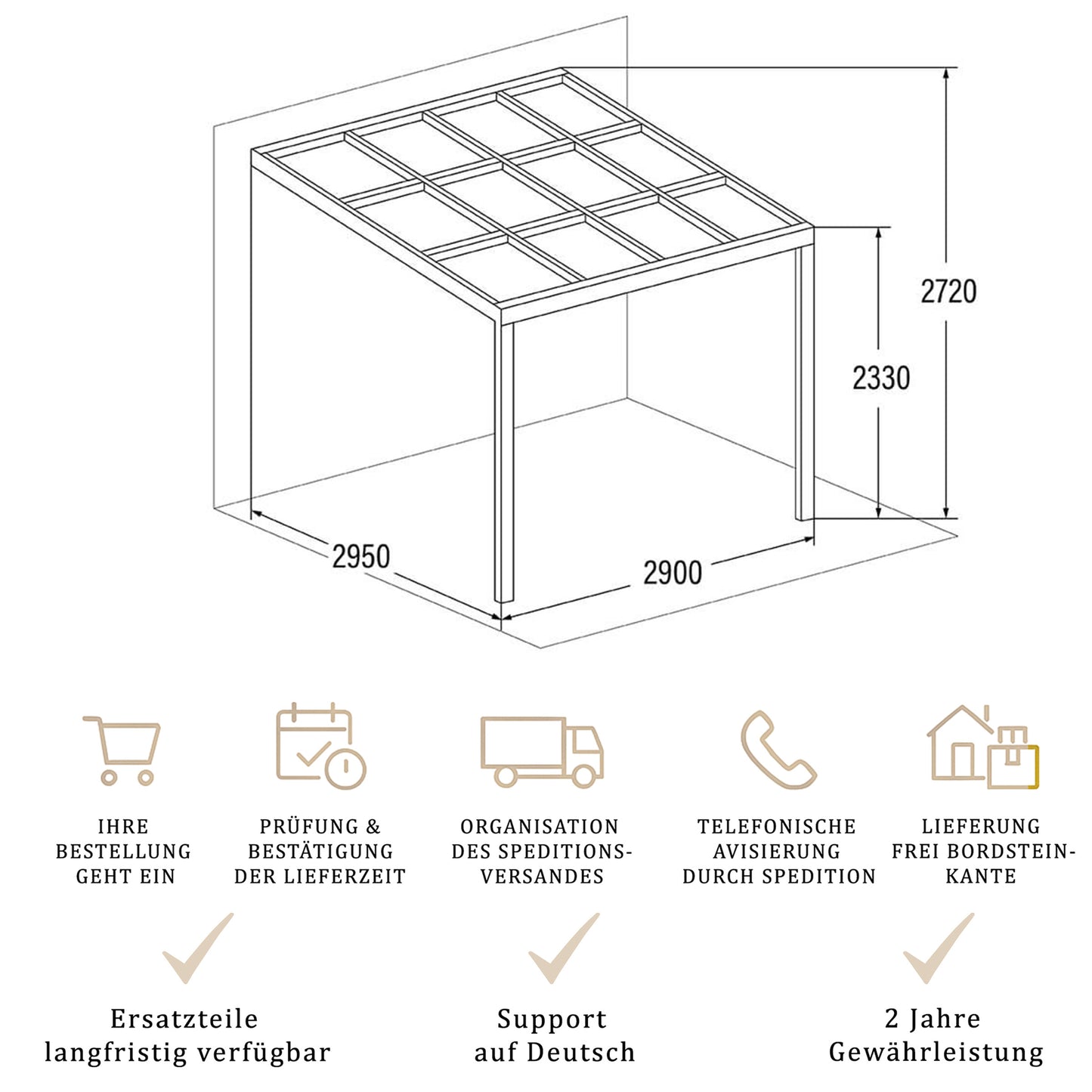 Terrassenüberdachung Deluxe