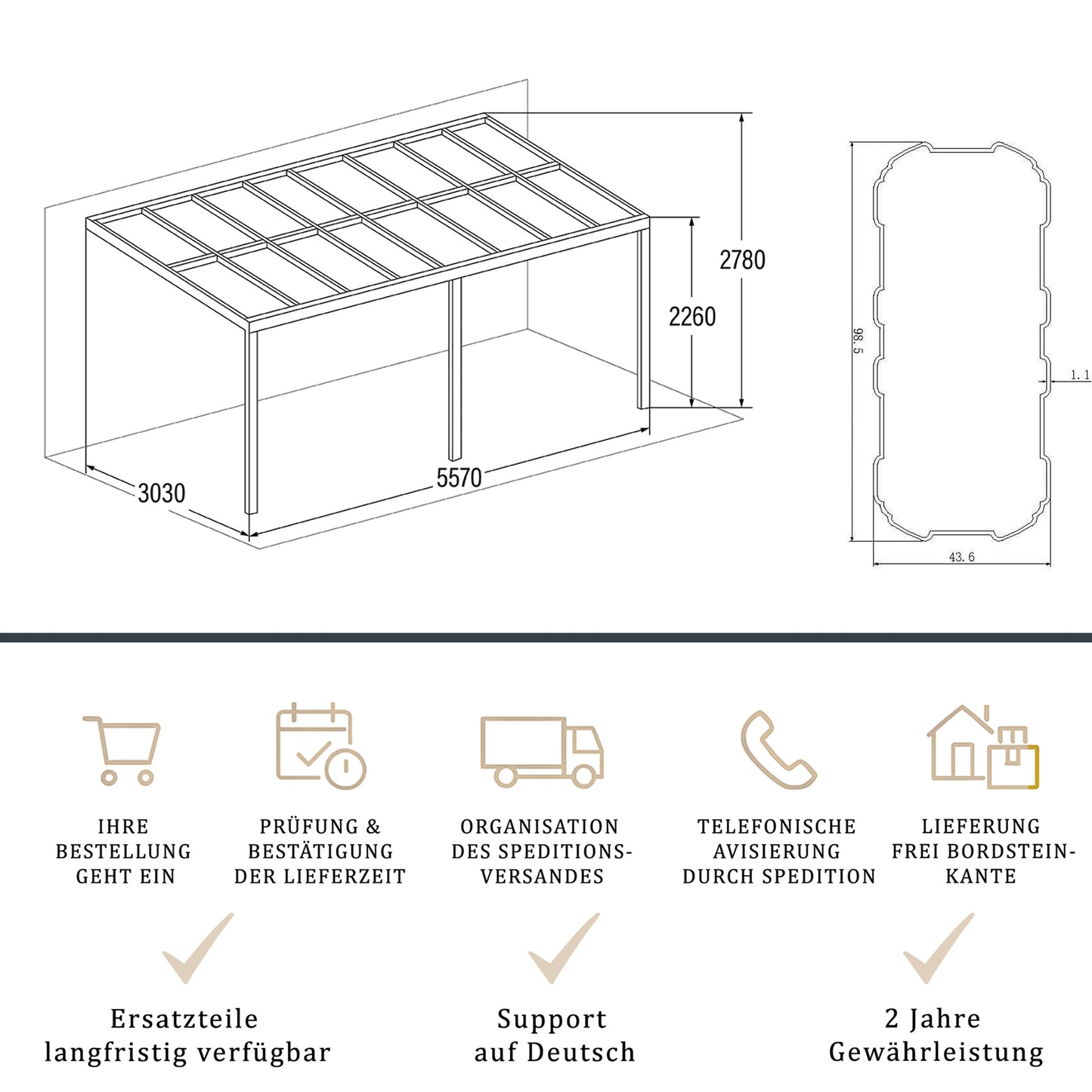 Terrassenüberdachung