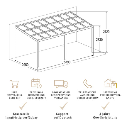 Terrassenüberdachung Deluxe