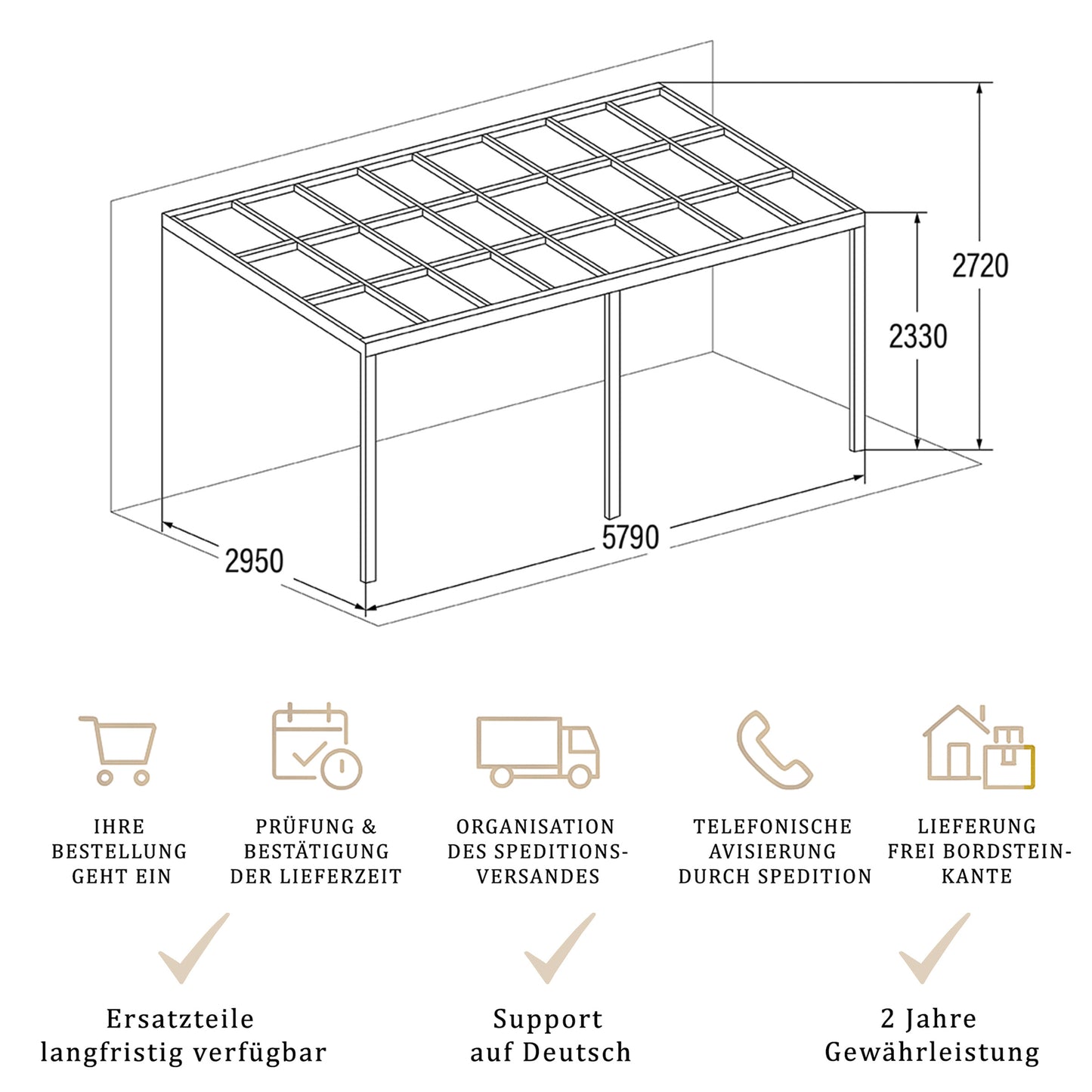 Terrassenüberdachung Deluxe