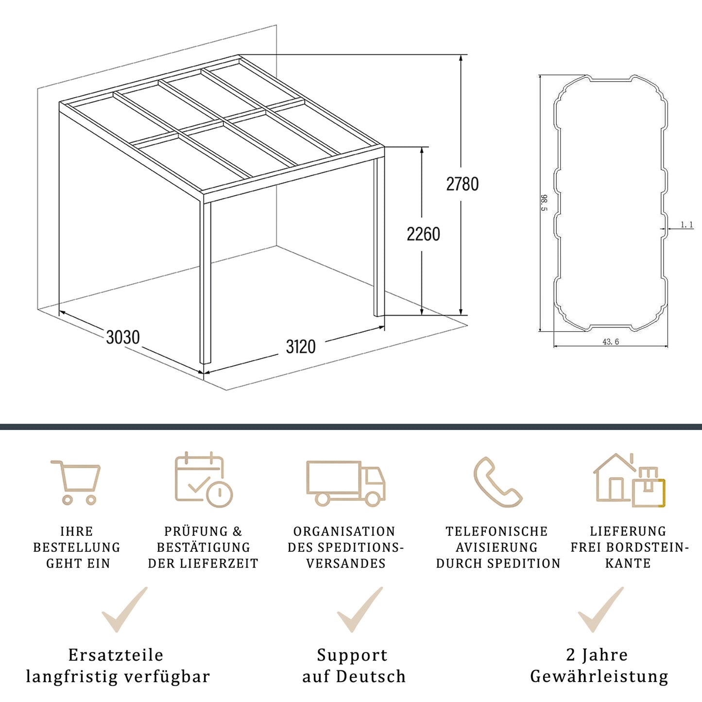 Terrassenüberdachung