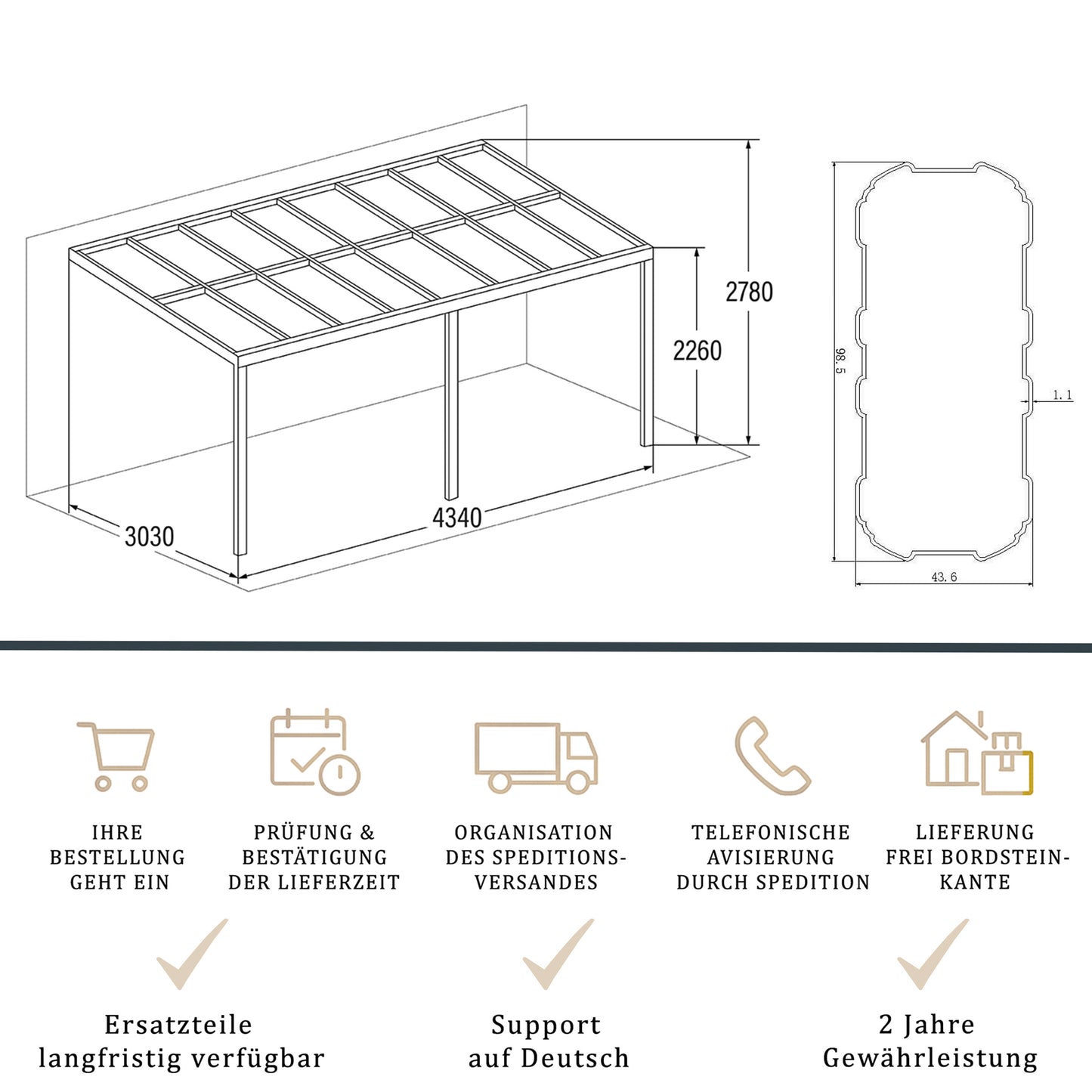 Terrassenüberdachung