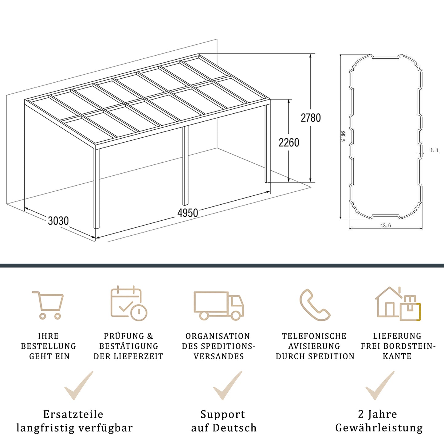 Terrassenüberdachung