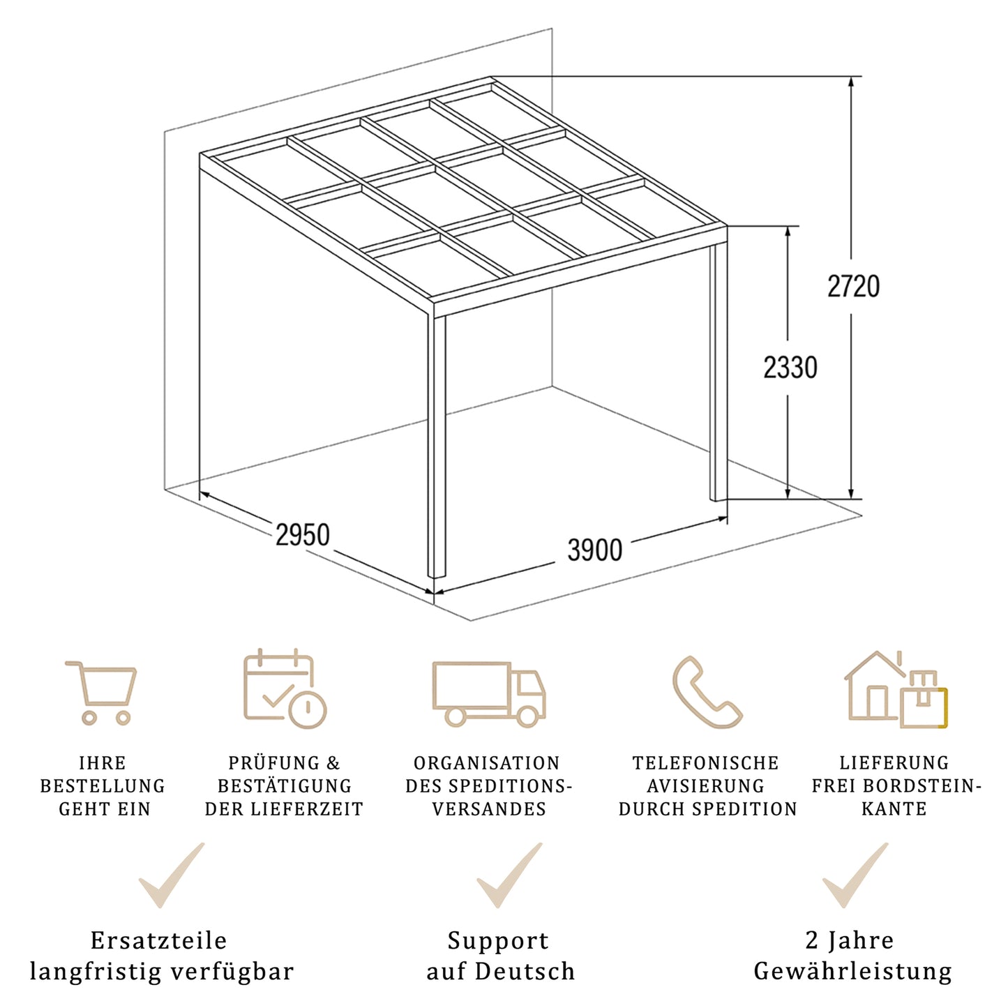 Terrassenüberdachung Deluxe