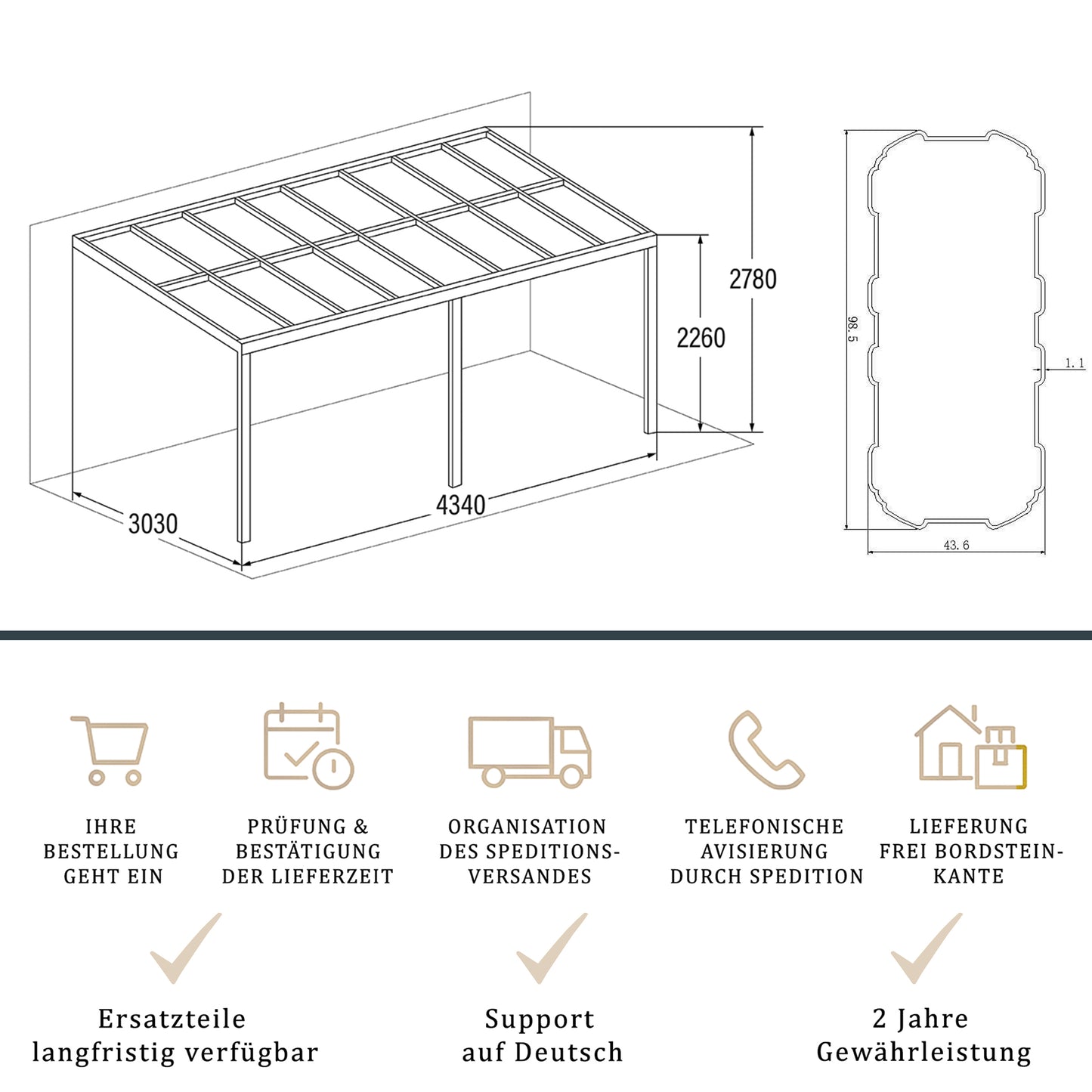 Terrassenüberdachung